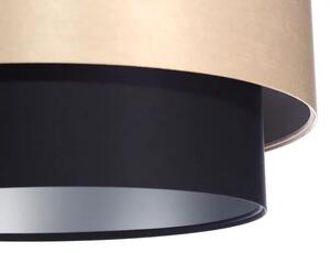 Kremowo-czarna podwójna lampa nad stół - S414-Alfa