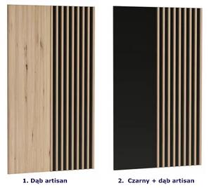 Ozdobny panel ścienny lamelowy dąb artisan - Fallon 12X