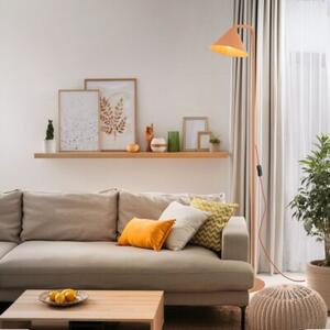 Lampa podłogowa TK Lighting CONO SALMON 16207 – designerska, nowoczesna do salonu i sypialni