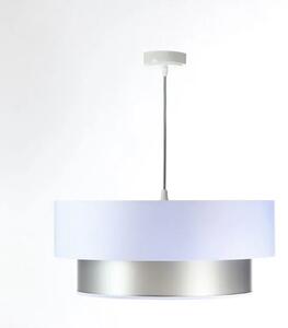 Srebrno-biała nowoczesna lampa wisząca - S420-Veda