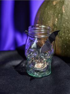 Sinsay - Świecznik w kształcie czaszki Halloween - biały
