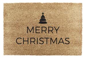 Wycieraczka ze świątecznym motywem z włókna kokosowego 40x60 cm Merry Christmas – Artsy Doormats