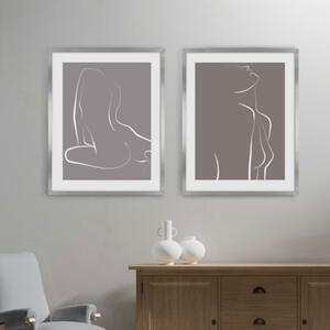 Srebrna ramka na zdjęcia 40x50 cm FRAMAI®