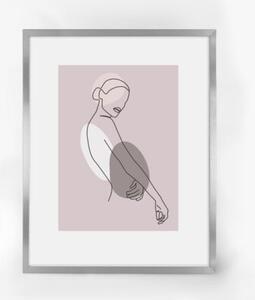 Srebrna ramka na zdjęcia 40x50 cm FRAMAI®