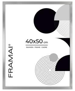 Srebrna ramka na zdjęcia 40x50 cm FRAMAI®