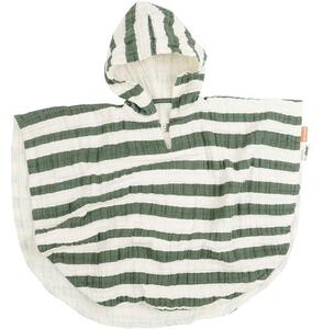 Poncho kąpielowe z bawełny organicznej Stripes