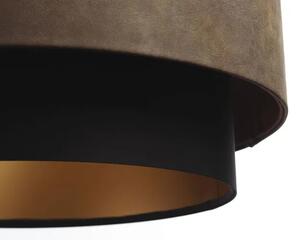 Brązowa nowoczesna lampa wisząca nad stół - S429-Porfi
