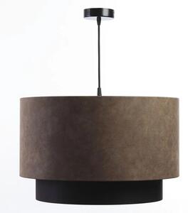 Brązowa nowoczesna lampa wisząca nad stół - S429-Porfi