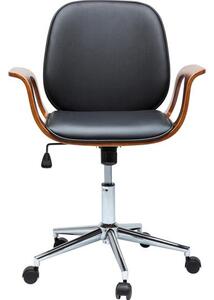 Krzesło biurowe ze sztucznej skóry Patron, obrotowe