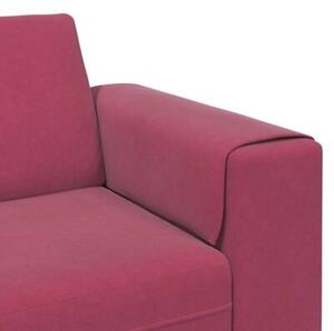 Nowoczesna sofa do salonu w kolorze czerwonego wina - elegancka i funkcjonalna dla 4 osÃ³b