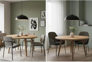 Lampa wisząca Light Home LH Misa 1xE27 klosz 37cm czarny/kaszmir