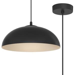 Lampa wisząca Light Home LH Misa 1xE27 klosz 37cm czarny/kaszmir