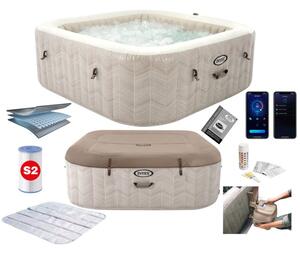 Jacuzzi ogrodowe dmuchane Intex 28472NP 196x196x71 cm 6-osobowe