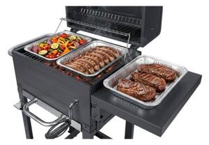 Grill węglowy ogrodowy Berdsen BD-894 komin stalowy ruszt 57x43 cm + termometr duży