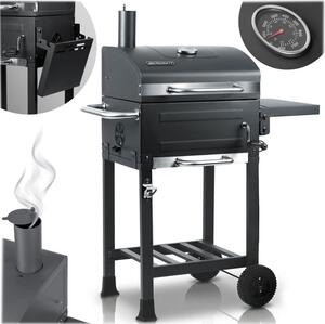 Grill węglowy ogrodowy Berdsen BD-894 komin stalowy ruszt 57x43 cm + termometr duży