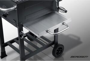 Grill węglowy ogrodowy Berdsen BD-894 komin stalowy ruszt 57x43 cm + termometr duży