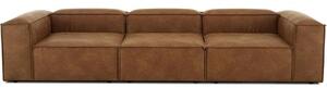 Sofa modułowa ze skóry z recyklingu Lennon (4-osobowa)