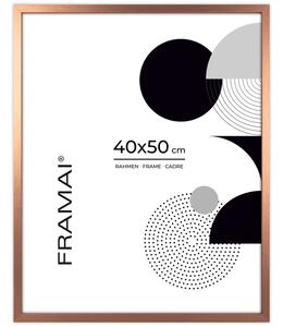 Ramka na zdjęcia 40x50 cm rama MDF ramki do zdjęć 50x40 cm kolor miedziany FRAMAI®
