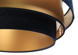 Granatowo-złota lampa wisząca glamour - S442-Mantra