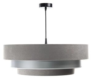 Szaro-srebrna potrójna lampa wisząca - S443-Flina