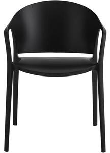 Krzesło z podłokietnikami z tworzywa sztucznego Monti, 2 szt