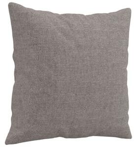Sofa 2-osobowa z poduszkami, taupe, 140 cm, tkanina