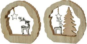 Komplet dekoracji Reindeers, 2 elem
