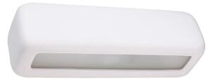 Biały ceramiczny kinkiet minimalistyczny - S490-Stormi
