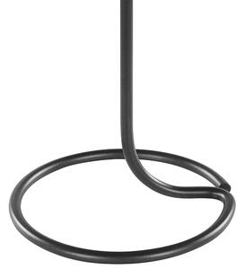 Zestaw 2 świeczników dekoracje żelazo minimalistyczny design czarne Bunyu Beliani