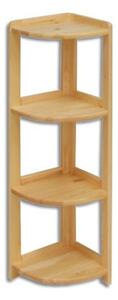ČistéDřevo Regał drewniany narożny r4r 106 × 30 × 30 cm