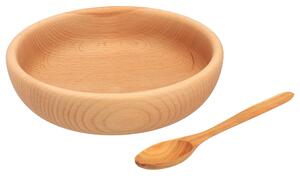 ČistéDřevo Zestaw miska 20 cm + łyżka 21 cm