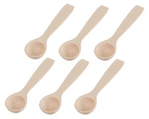 ČistéDřevo Łyżka drewniana 8 cm – 6 szt. w opakowaniu