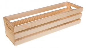 ČistéDřevo Skrzynka drewniana doniczka – 50cm