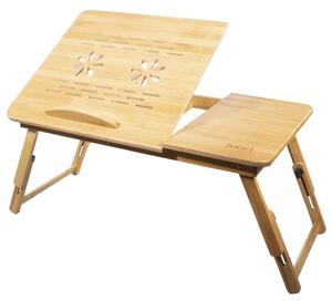 Bambusowy stolik pod laptopa z uchylnym blatem - Modero 4X