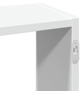 Półka ścienna, biała, 159x18x66 cm, materiał drewnopochodny