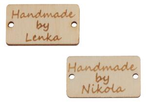 ČistéDřevo Tabliczka HANDMADE z własnym imieniem