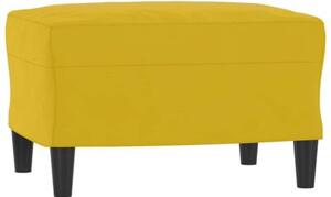 Sofa 3-osobowa z podnÃ³Å¼kiem, Å¼Ã³Åta, 180 cm, aksamit