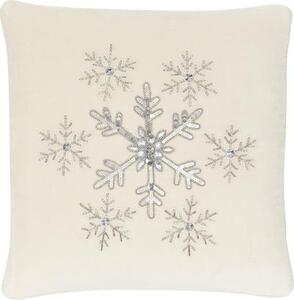 Poszewka na poduszkę z aksamitu z haftem Snowflake