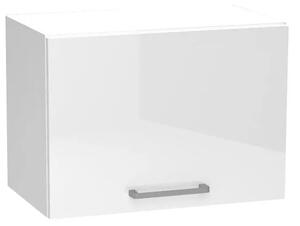 Biała szafka nad okap kuchenny - Elora 23X 50 cm połysk