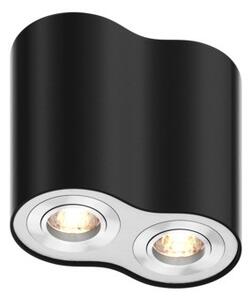Reflektor natynkowy 2-punktowy czarny RONDOO SL 2