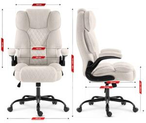 Fotel HELL'S CHAIR HC-1033 Kremowy