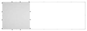 Kojec dla psa, srebrny, 330x110x110 cm, stalowy