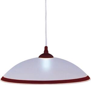 Biało-brązowa lampa wisząca kuchenna - S563-Mersa