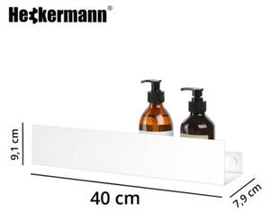 Półka łazienkowa Heckermann Biała 40cm