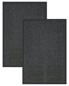 Wycieraczka pod drzwi Bruno 60x90 cm szary zestaw 2 szt