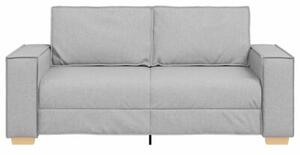 Sofa 2-osobowa cloud grey 180x78x84 cm tkanina