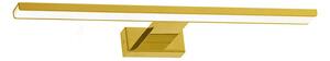 Złoty kinkiet LED łazienkowy 13,8W 60x11,5x4 cmE0-M86