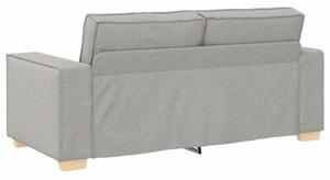 Sofa 2-osobowa cloud grey 180x78x84 cm tkanina