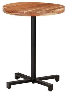 Stolik bistro, okrągły, 60x75 cm cm, lite drewno akacjowe