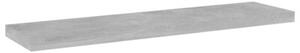 Półki na książki, 4 szt., szarość betonu, 40x10x1,5 cm
